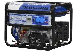 Бензиновый генератор TSS SGG 6000E3 6 кВт (3 фазы)
