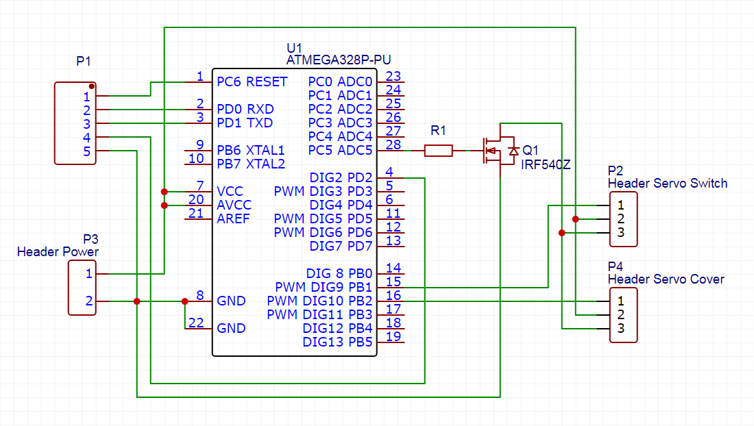 Atmega328p схема подключения