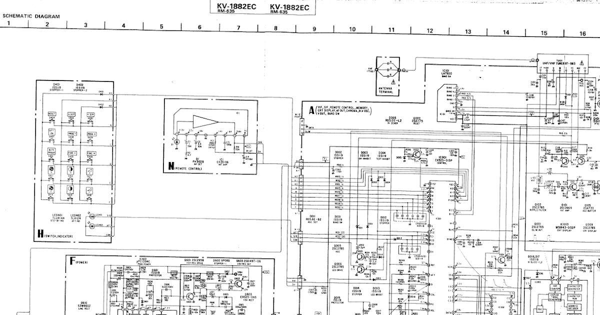 Sony kv m2100k схема