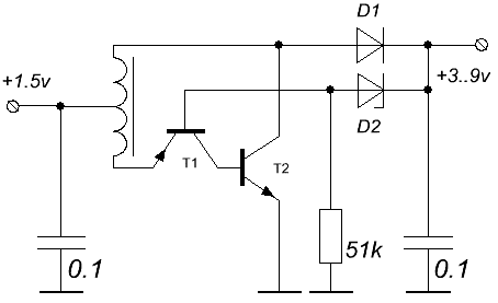 Преобразователь 12 в 9 вольт схема