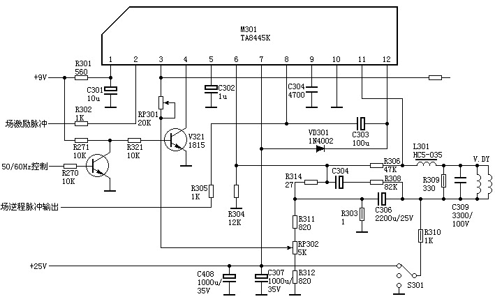 Ta8403k схема включения