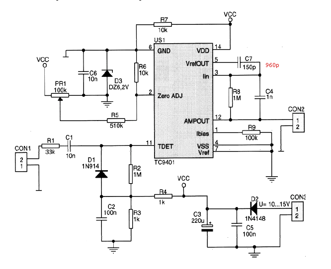 Tc4021bp схема включения