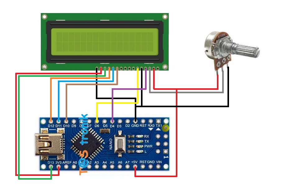 Подключение 1602 к ардуино i2c