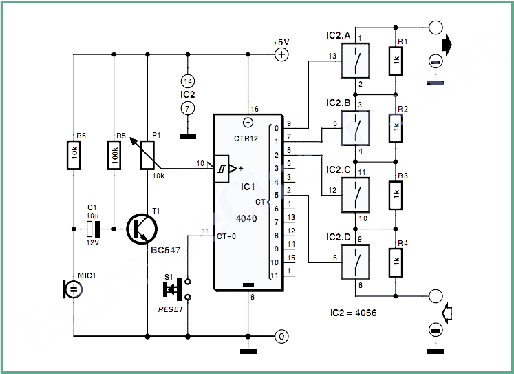 Микросхема hcf4066be описание и схема включения