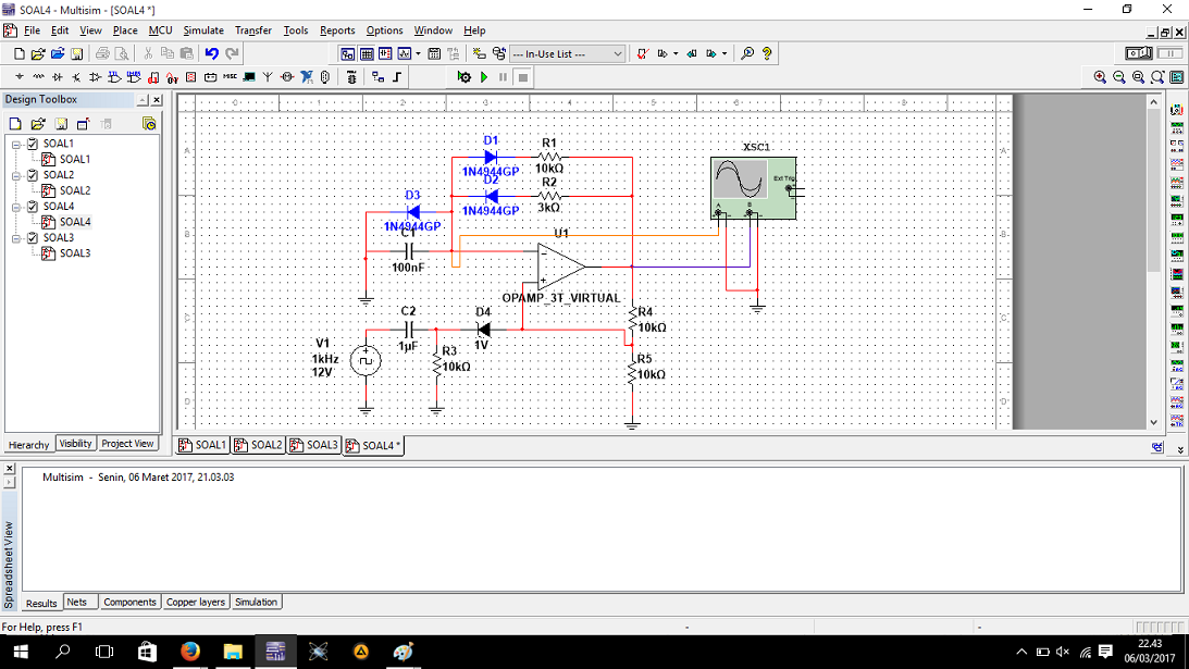 Multisim конструктор электрических схем