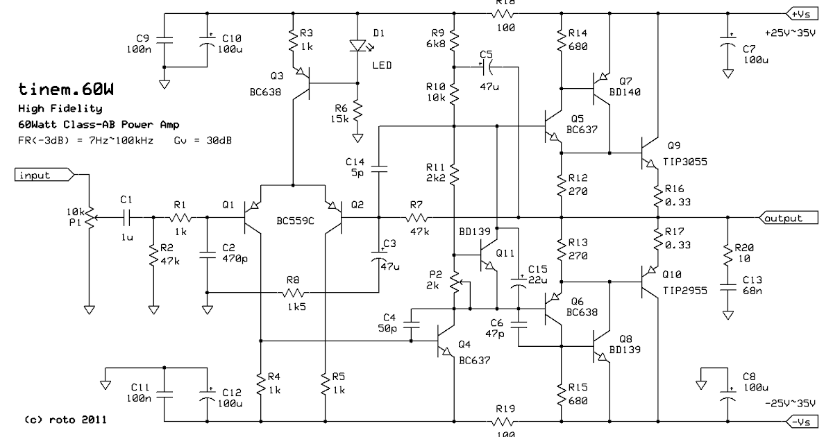 Power amplifier 2090 схема