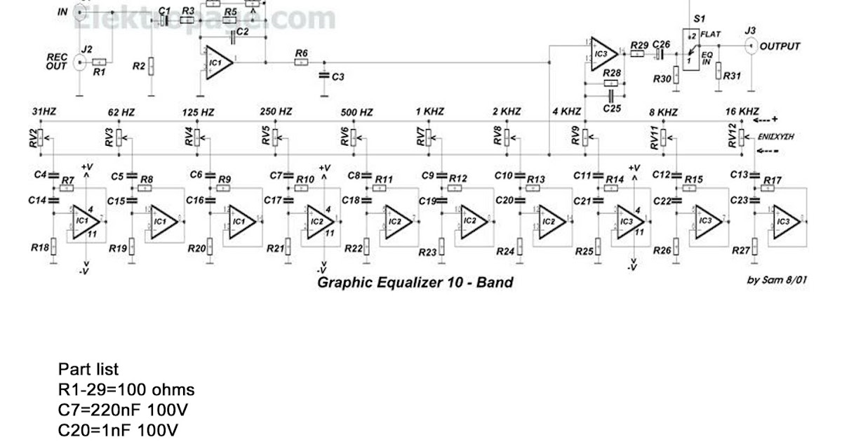 Эквалайзер своими руками схема
