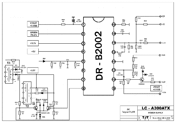 Схема бп на шим 7502