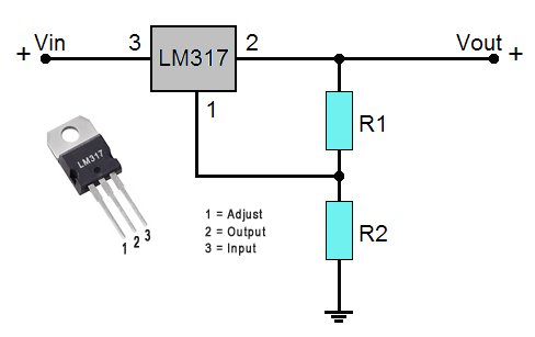 Lm317t схема подключения