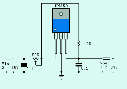 Lm338 стабилизатор тока схема