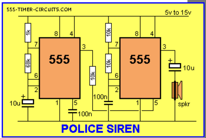 Простые схемы на не555