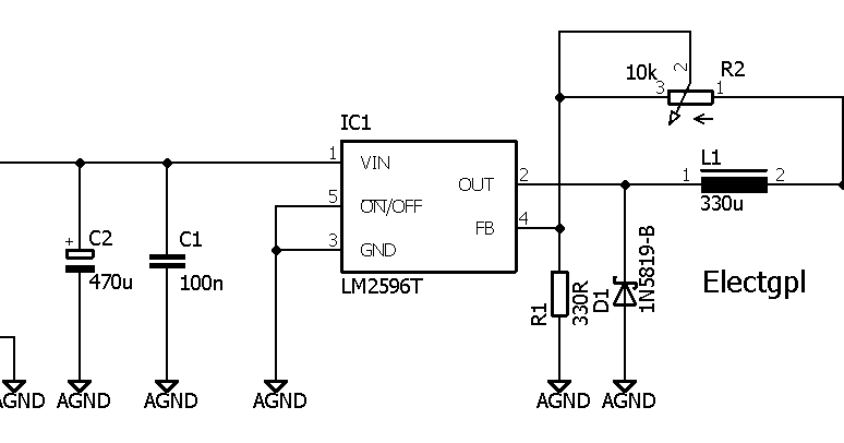 Lm2595s схема включения