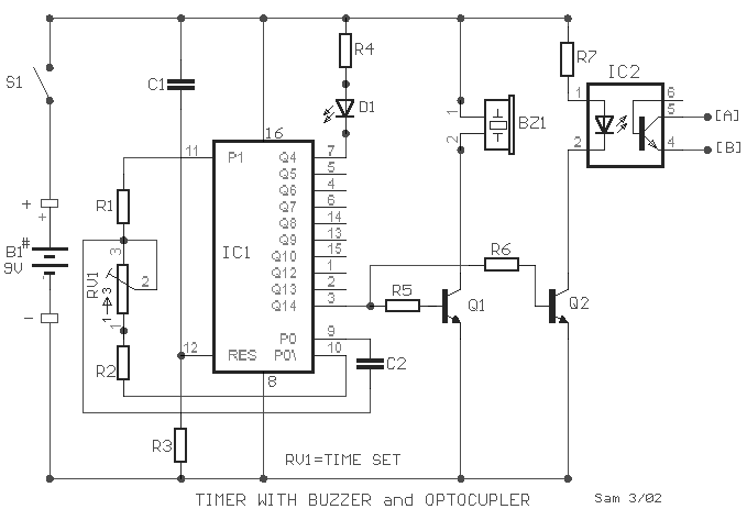 Cd4094be схема включения