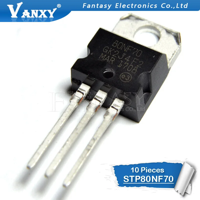 80Nf70 datasheet на русском: 80NF70 даташит ST Microelectronics ...