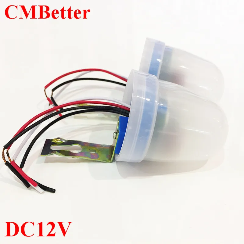 CMBetter Hot Selling Auto DC12V 10A Garden Street Lighting Control On Off Photoelectric Photo Switch Sensor free shipping  (1)