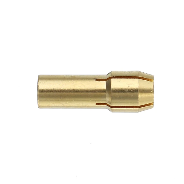 6Pcs 1-3.2mm Brass Drill Collet Chucks with M8x0.75mm Black Nut Dremel Rotary Tool Accessories
