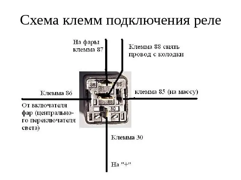 Как подключить реле схема