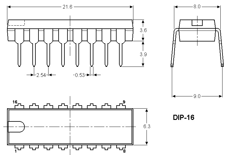 Mc14060bcp схема подключения