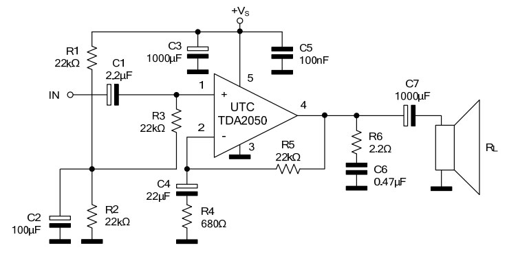 Tda7295 характеристики и схема подключения