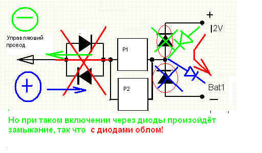 Параллельное включение диодов используется