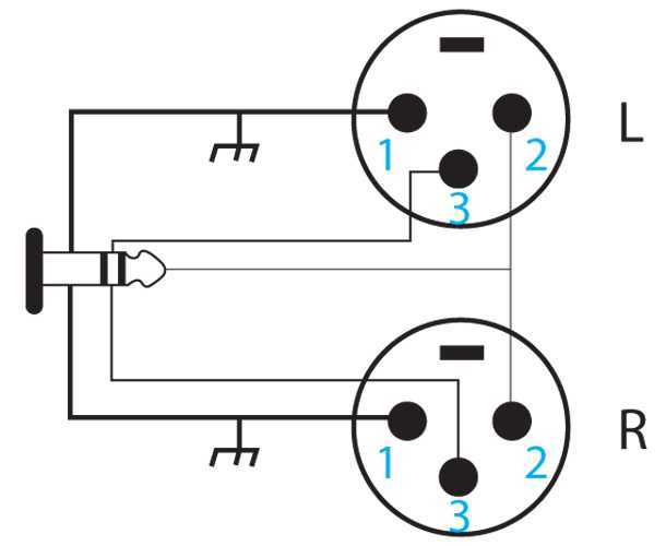 Схема распайки xlr jack