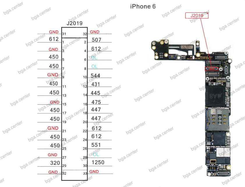 Iphone 6 схема