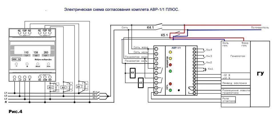 Схема скат генератор