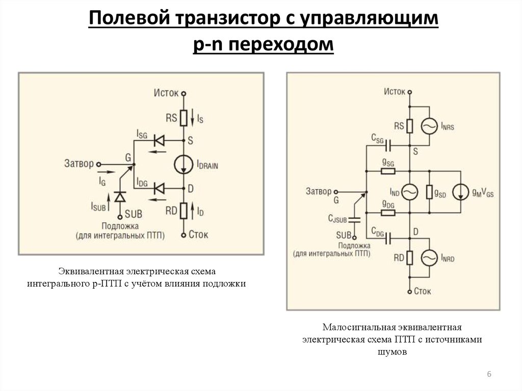 Схемы с полевыми транзисторами