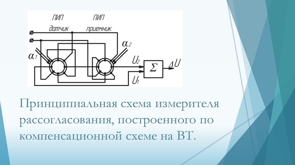 Принципиальная схема потенциометра