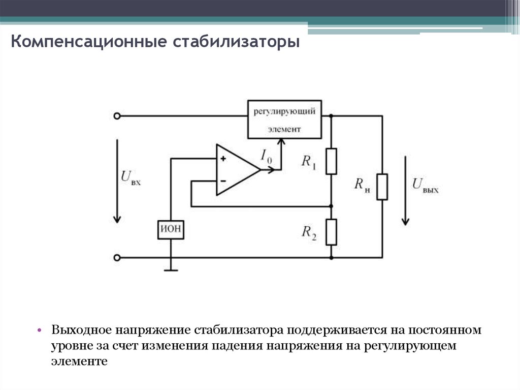 Стабилизаторы напряжения схемы и принцип работы