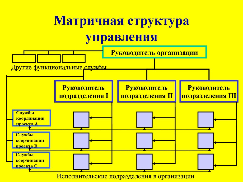 Первая разработка по матричной организации для руководства и осуществления сложных проектов