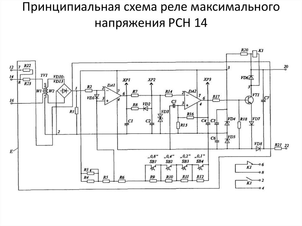 Принципиальная схема глин