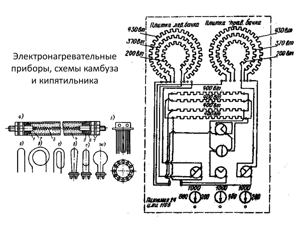 Электрические схемы бытовых приборов