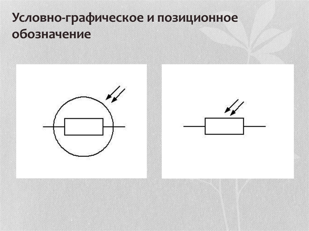 Структурная схема фоторезистора