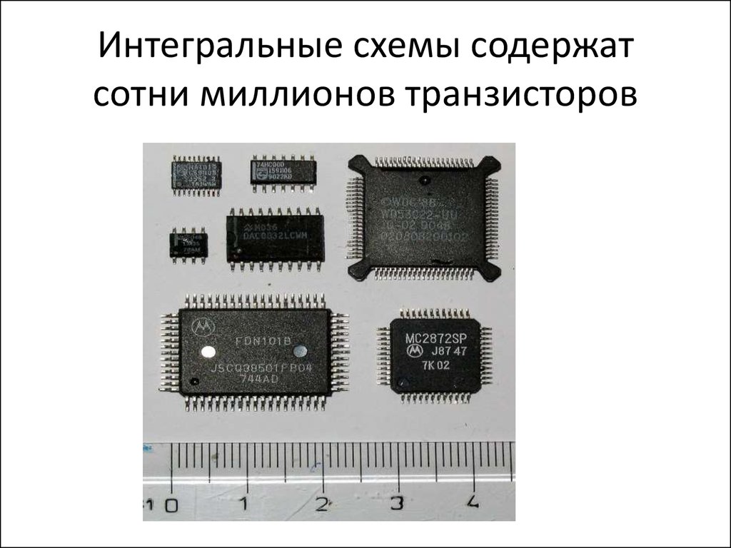 Интегральные схемы какое поколение