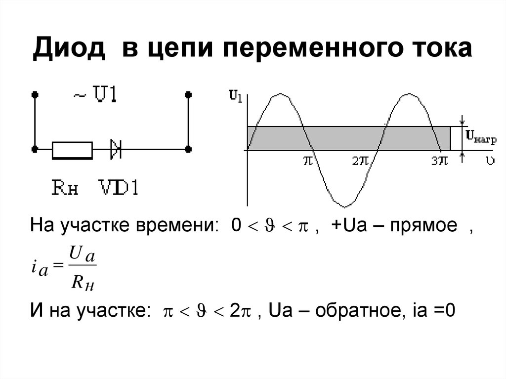 Диод в диод схема