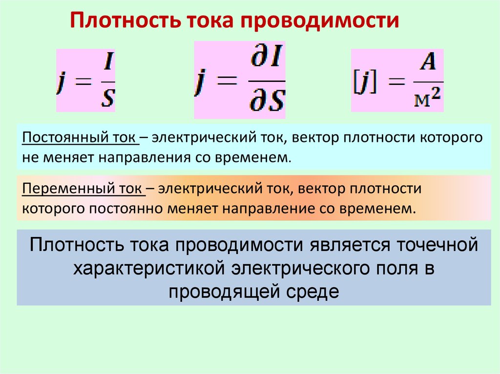 Постоянное электрическое напряжение. Вектор плотности тока единица измерения. Плотность тока проводимости формула. Плотность электрического тока. Формула определения плотности электрического тока.