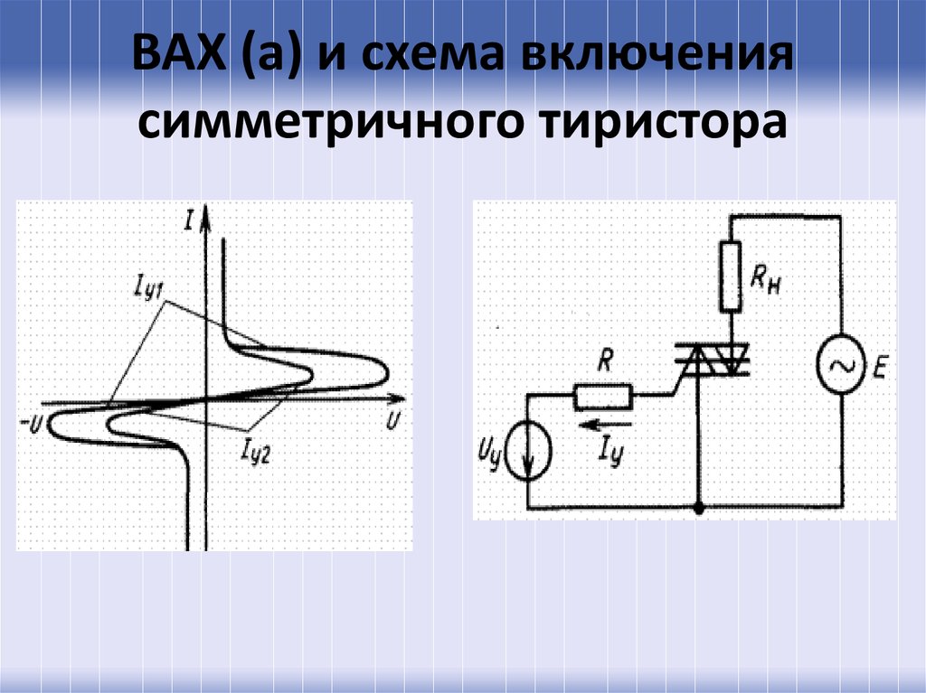 Схема проверки тиристора