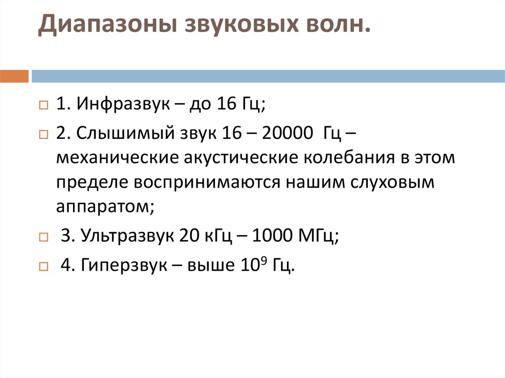 Диапазон звуковых волн. Звуковые волны диапощъ. Диапазон частот звуковых волн. Диапазоны звуковых волн и их названия.