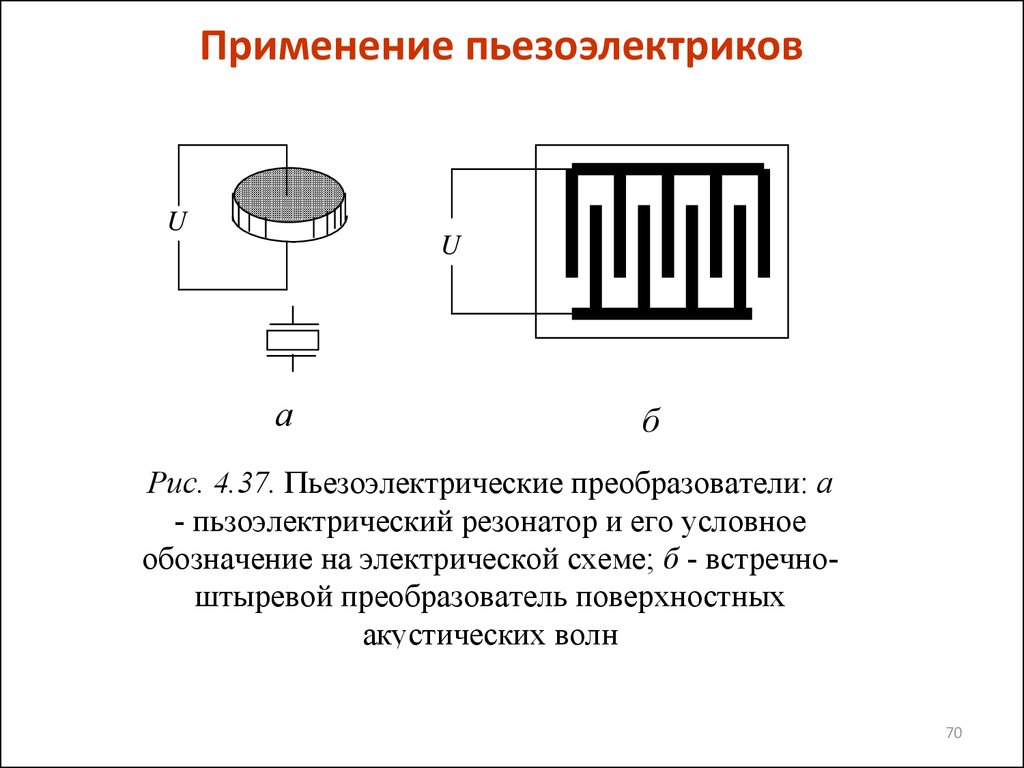 Фильтр пьезоэлектрический на схеме