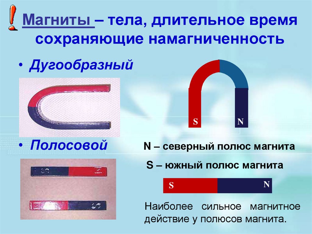 Если разрезать полосовой магнит на две части так как показано на рисунке то в результате