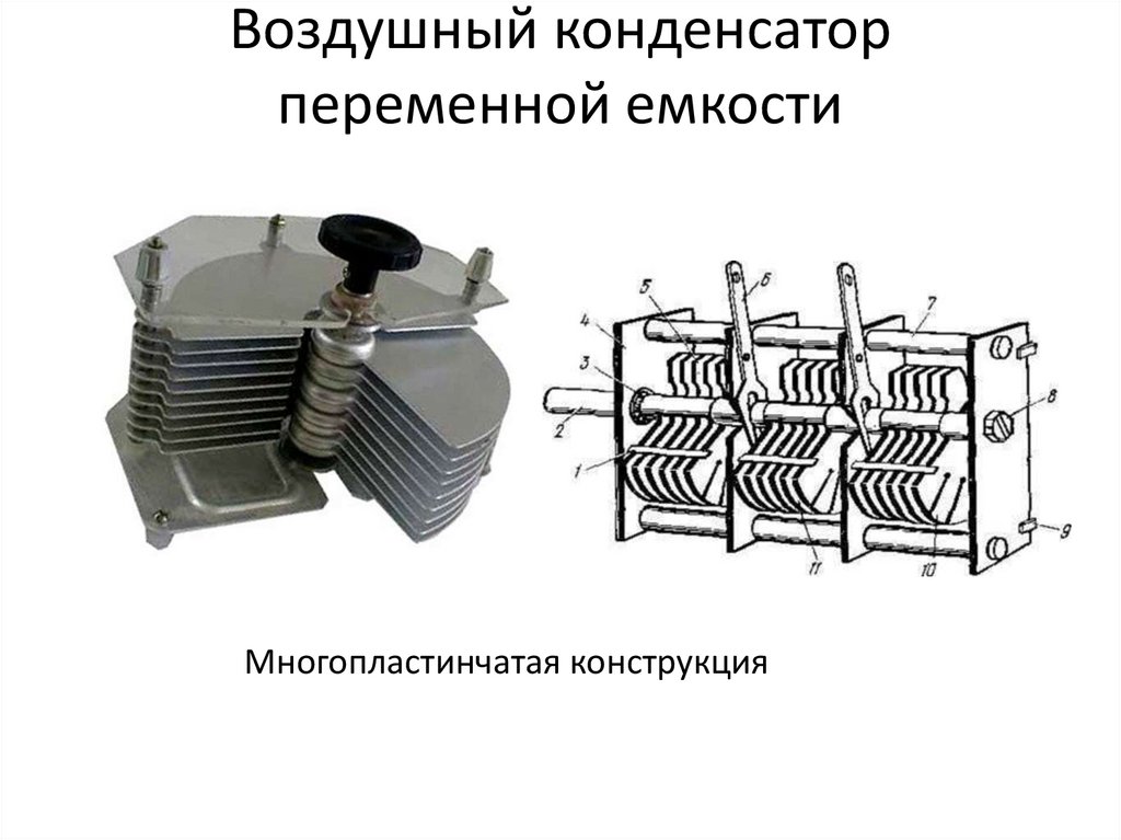 Плоский электрический конденсатор. Конденсатор переменной емкости схема. Электролитический конденсатор переменной ёмкости. Конденсатор переменой ёмкости схема. Блок конденсаторов переменной емкости.