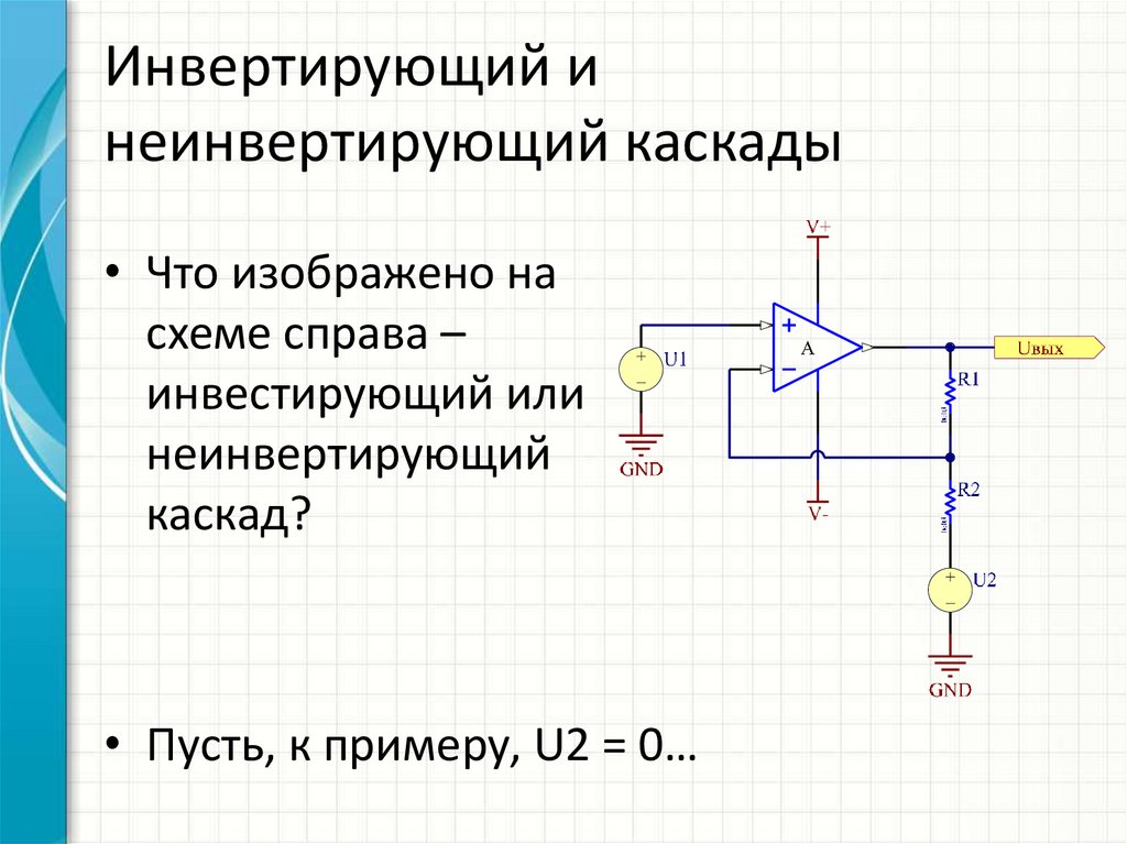 Инвертирующий усилитель