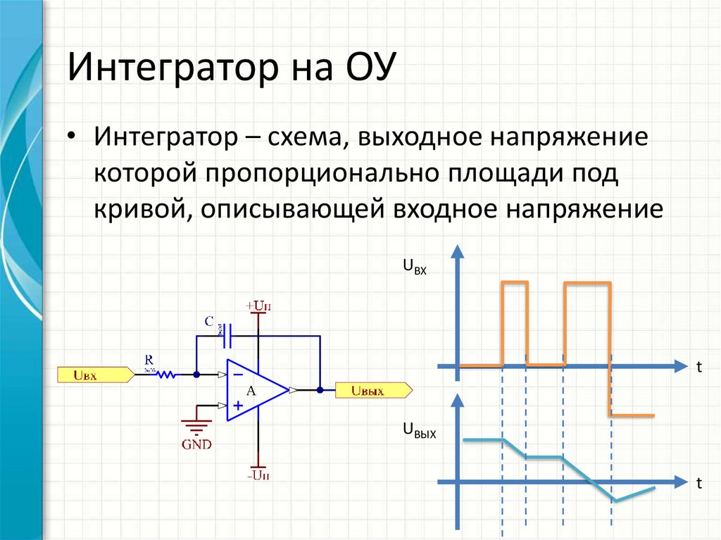 Принцип работы усилителя схема