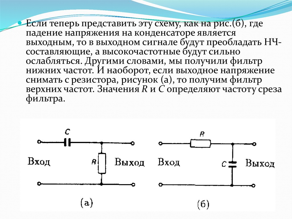 Lc фильтр схема