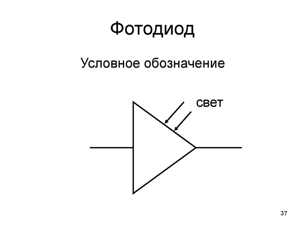 Схема подключения фотодиода