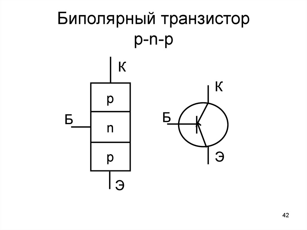 Укажите изображение соответствующее биполярному транзистору p n p типа