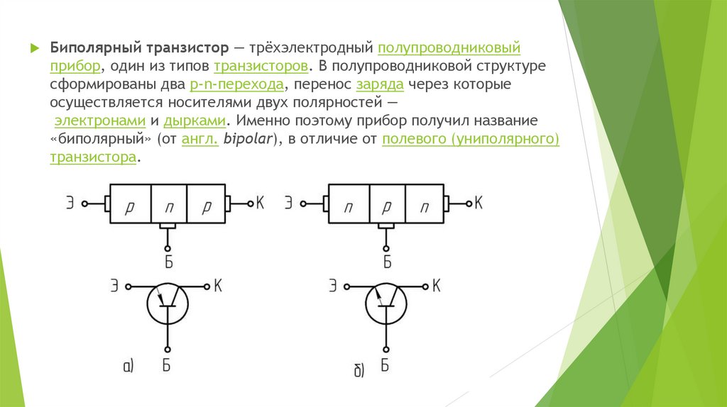 Укажите изображение соответствующее биполярному транзистору p n p типа