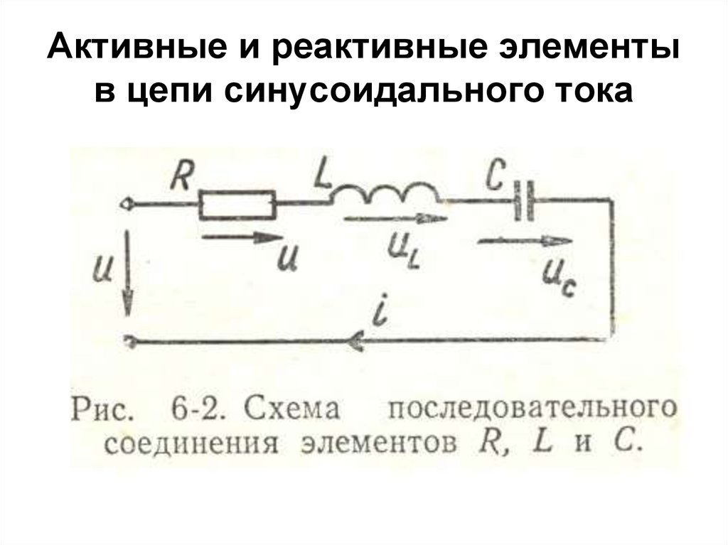 Реактивное сопротивление. Последовательное соединение активных и реактивных элементов. Активные и реактивные элементы в цепи переменного тока. Реактивные элементы электрической цепи синусоидального тока. Реактивные и активные элементы в цепях синусоидального тока..