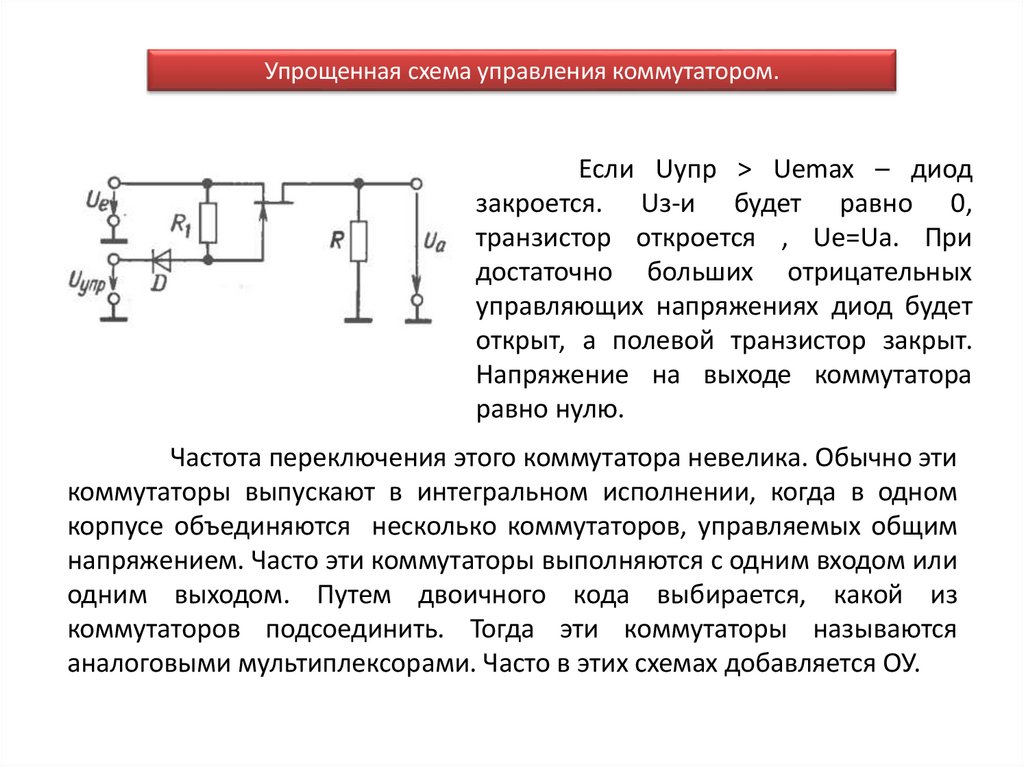 Коммутатор на схеме гост